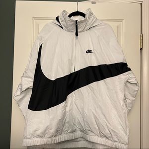 Nike swoosh windbreaker